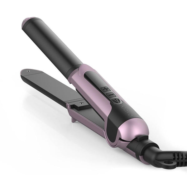 Amethyst 2-in-1 Magic Wand - Curling Wand and Flat Iron