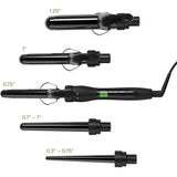 5-in-1 Curling Iron with Temp Control